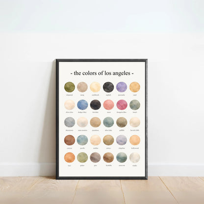 The Colors of Los Angeles – Watercolor