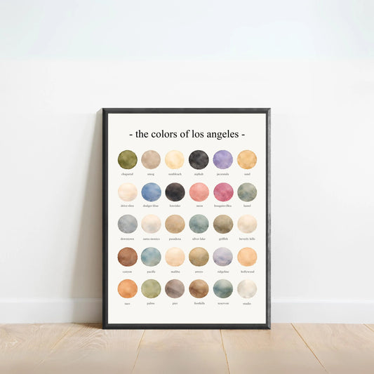 The Colors of Los Angeles – Watercolor