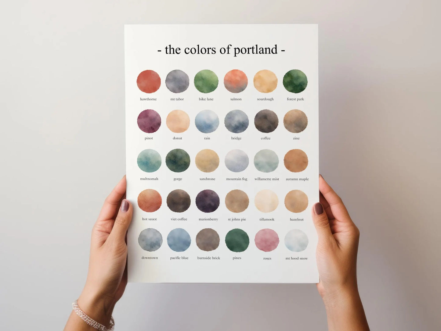 The Colors of Portland – Watercolor