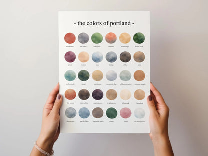 The Colors of Portland – Watercolor