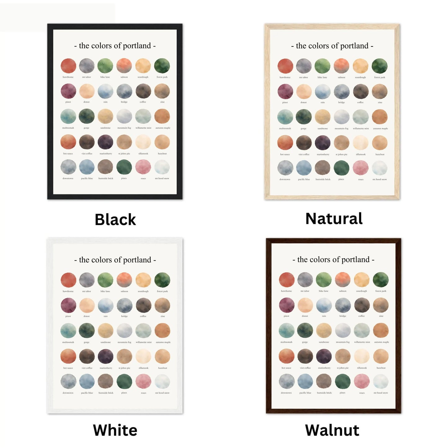 The Colors of Portland – Watercolor