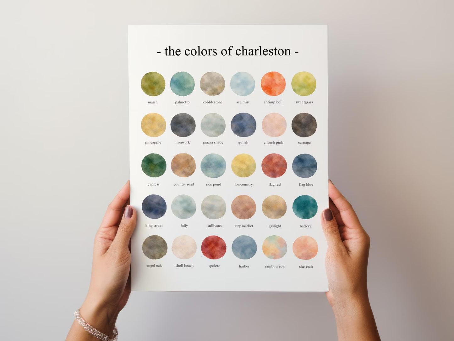 The Colors of Charleston – Watercolor
