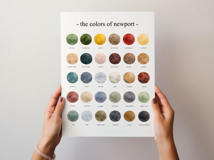 The Colors of Newport – Watercolor