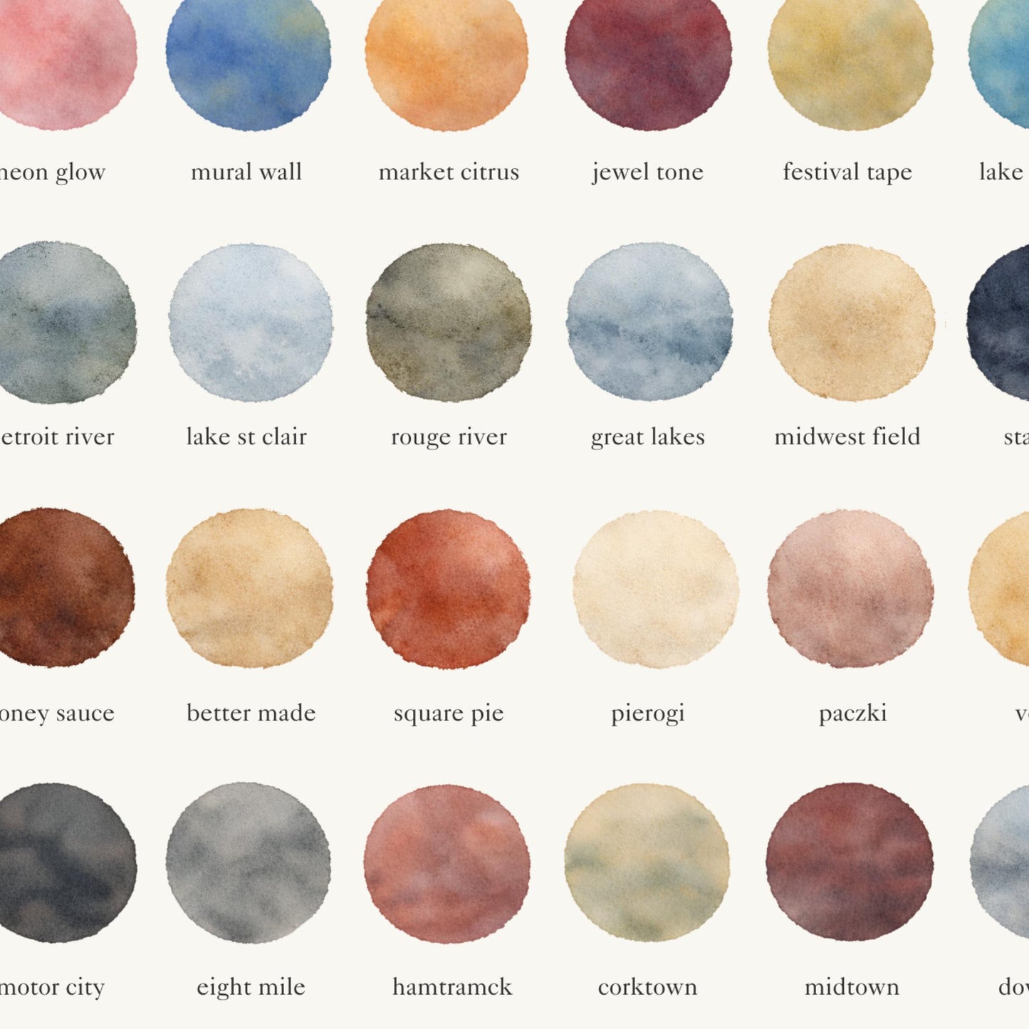 The Colors of Detroit – Watercolor