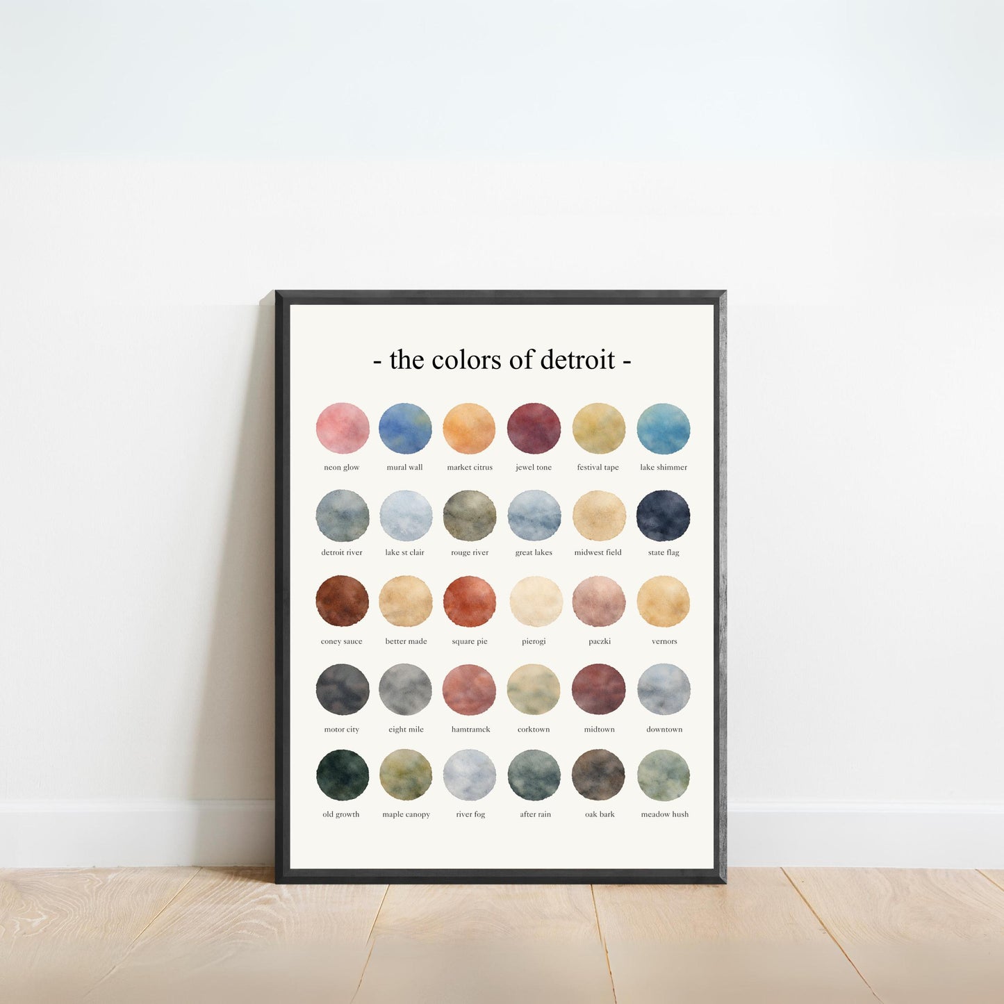 The Colors of Detroit – Watercolor
