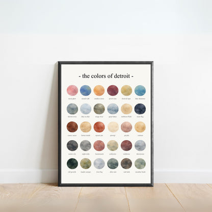 The Colors of Detroit – Watercolor
