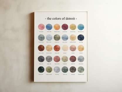 The Colors of Detroit – Watercolor