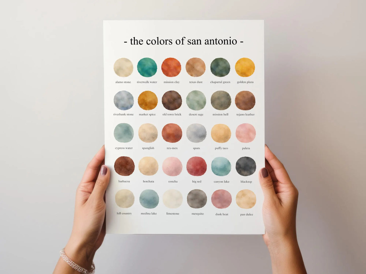 The Colors of San Antonio – Watercolor