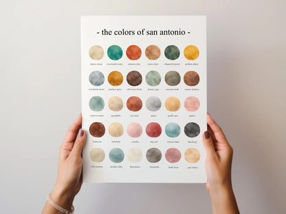 The Colors of San Antonio – Watercolor
