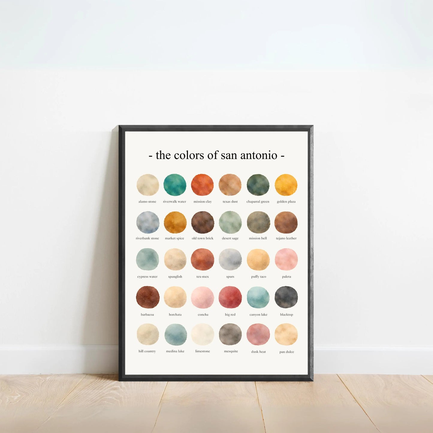 The Colors of San Antonio – Watercolor