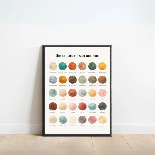 The Colors of San Antonio – Watercolor