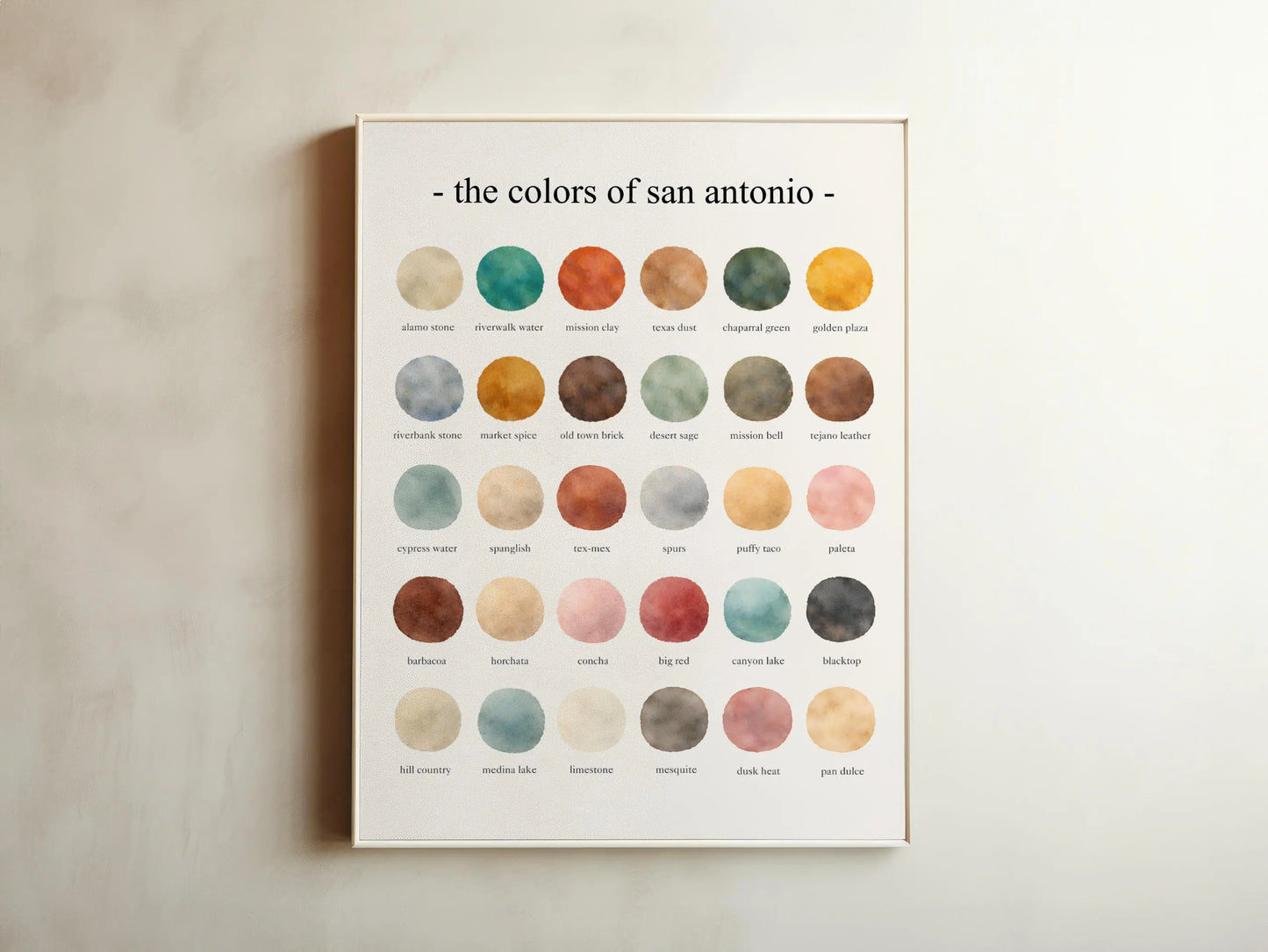 The Colors of San Antonio – Watercolor