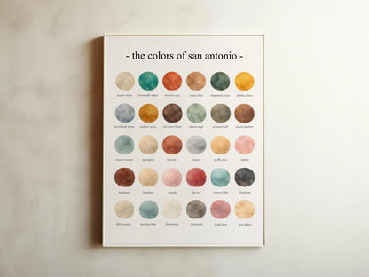 The Colors of San Antonio – Watercolor