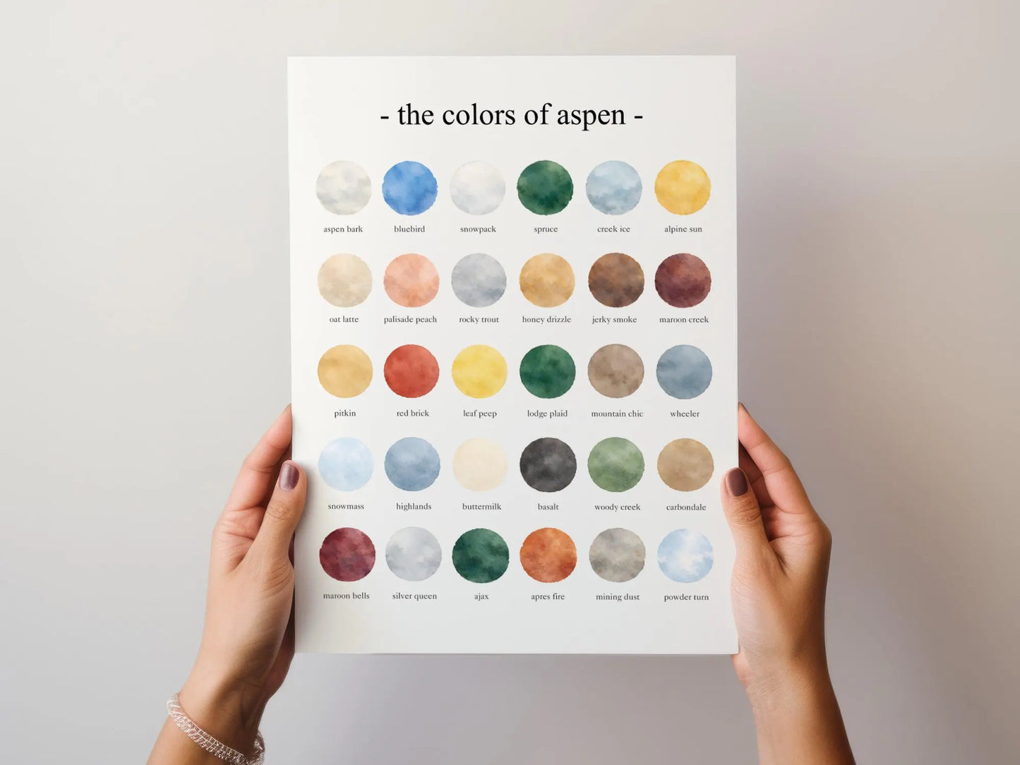 The Colors of Aspen  – Watercolor