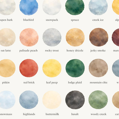 The Colors of Aspen  – Watercolor
