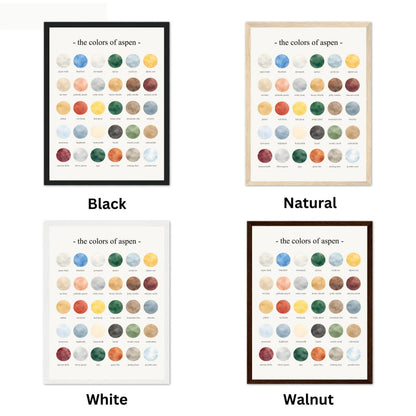 The Colors of Aspen  – Watercolor