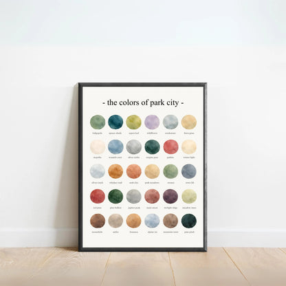 The Colors of Park City – Watercolor