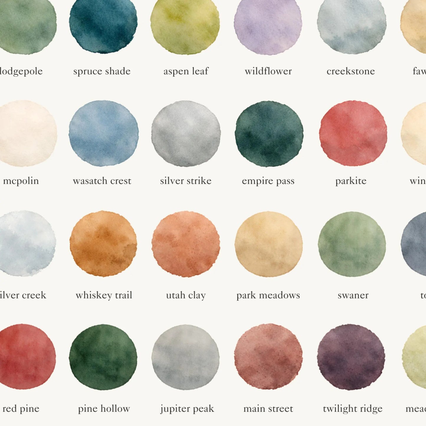 The Colors of Park City – Watercolor