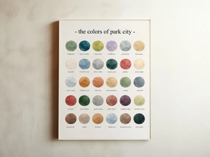 The Colors of Park City – Watercolor