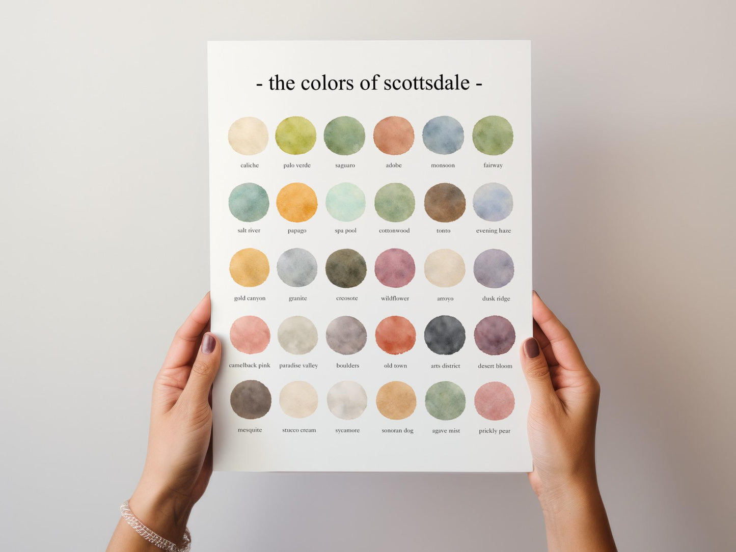 The Colors of Scottsdale – Watercolor