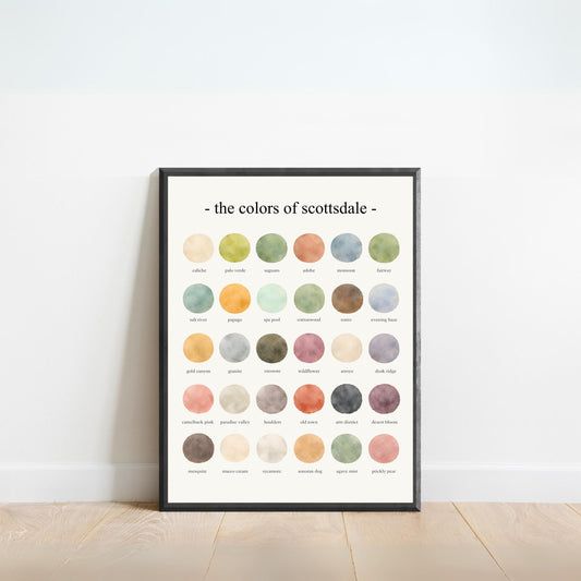 The Colors of Scottsdale – Watercolor
