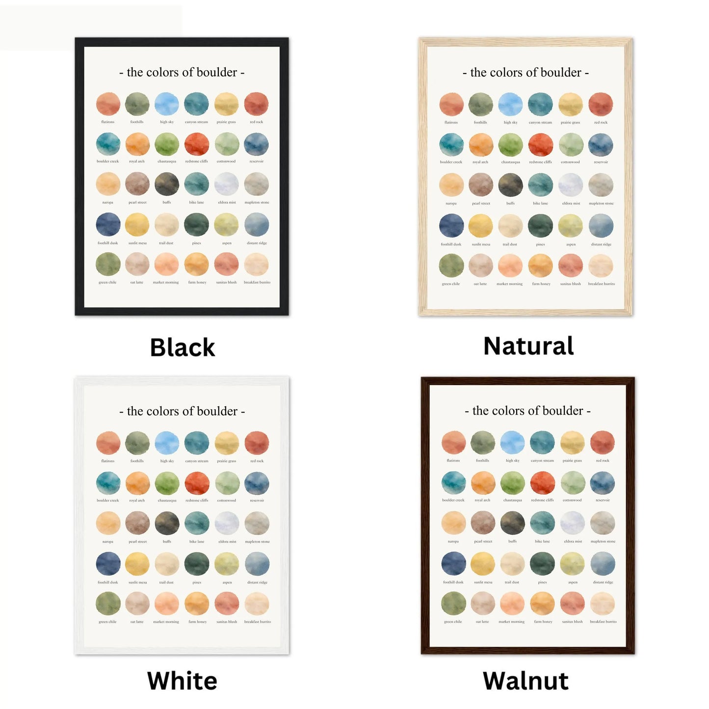 The Colors of Boulder – Watercolor