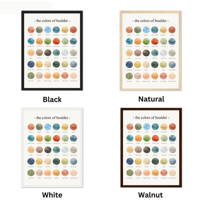 The Colors of Boulder – Watercolor