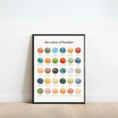 The Colors of Boulder – Watercolor