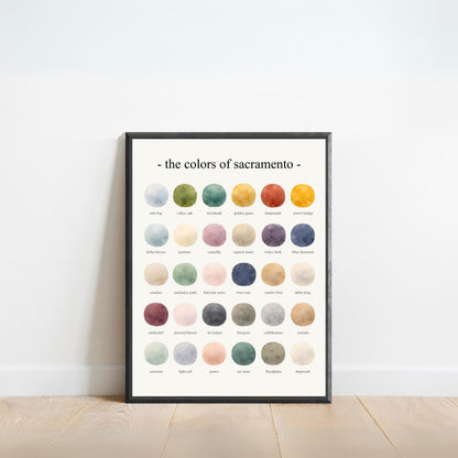 The Colors of Sacramento – Watercolor