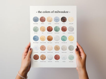 The Colors of Milwaukee – Watercolor