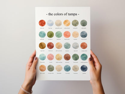 The Colors of Tampa  – Watercolor