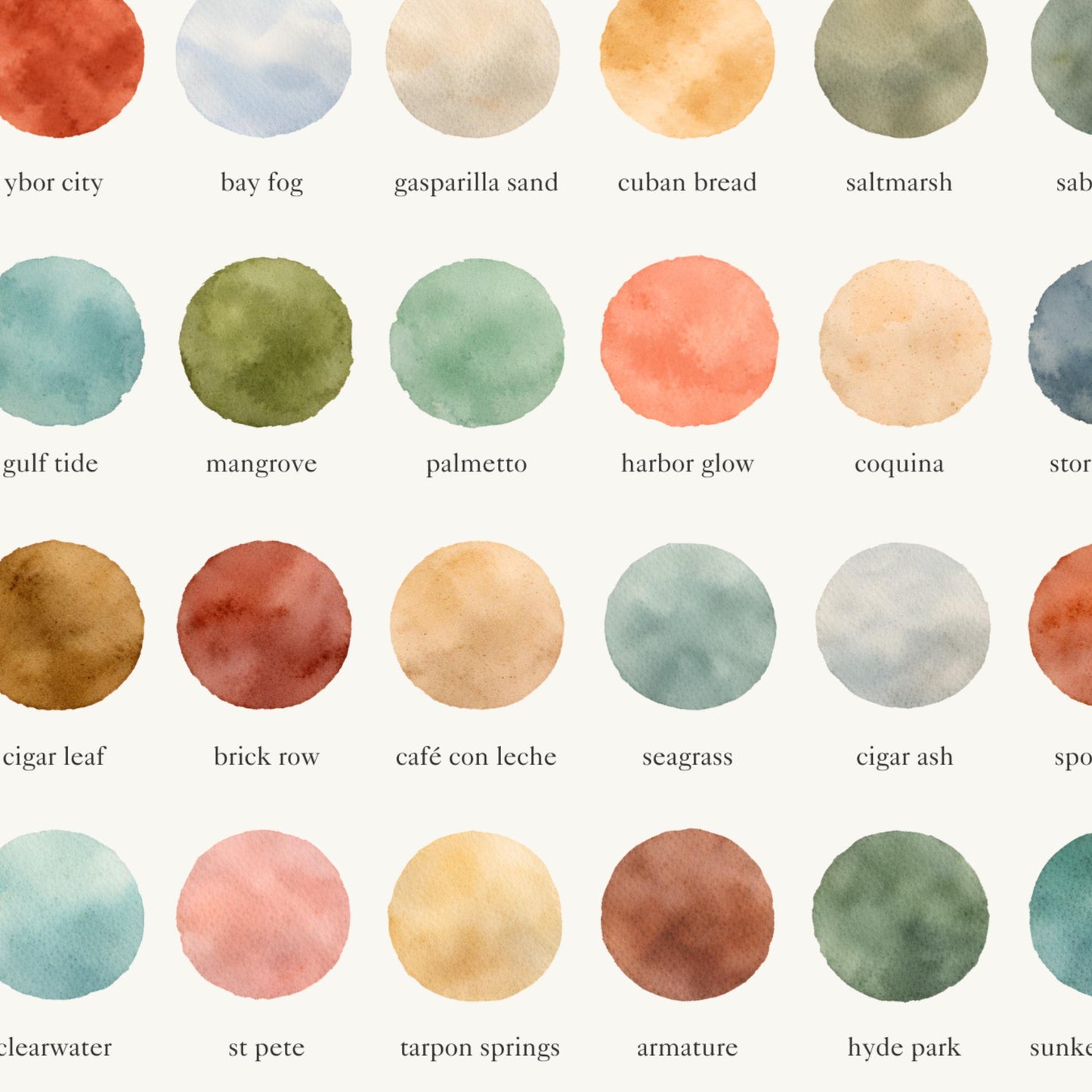 The Colors of Tampa  – Watercolor