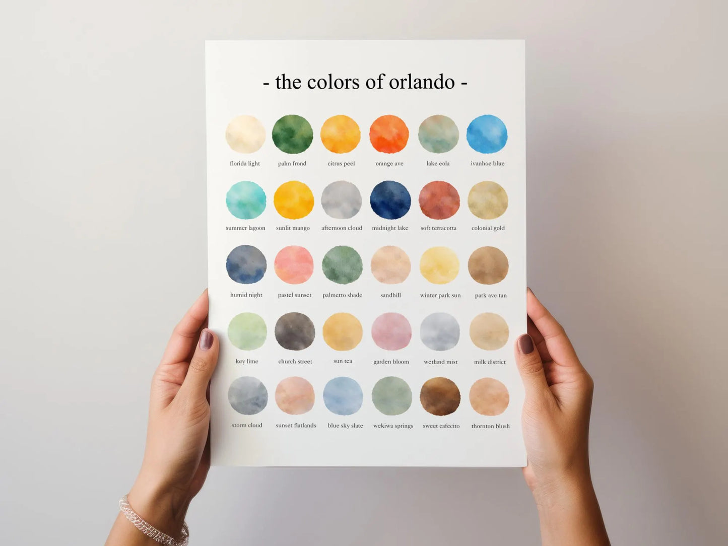 The Colors of Orlando – Watercolor