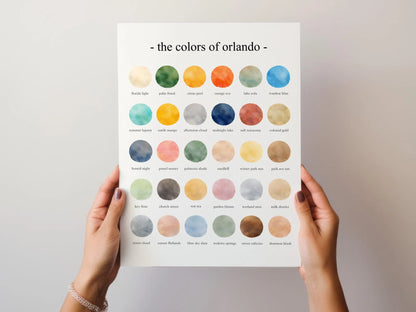 The Colors of Orlando – Watercolor