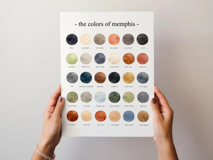 The Colors of Memphis – Watercolor