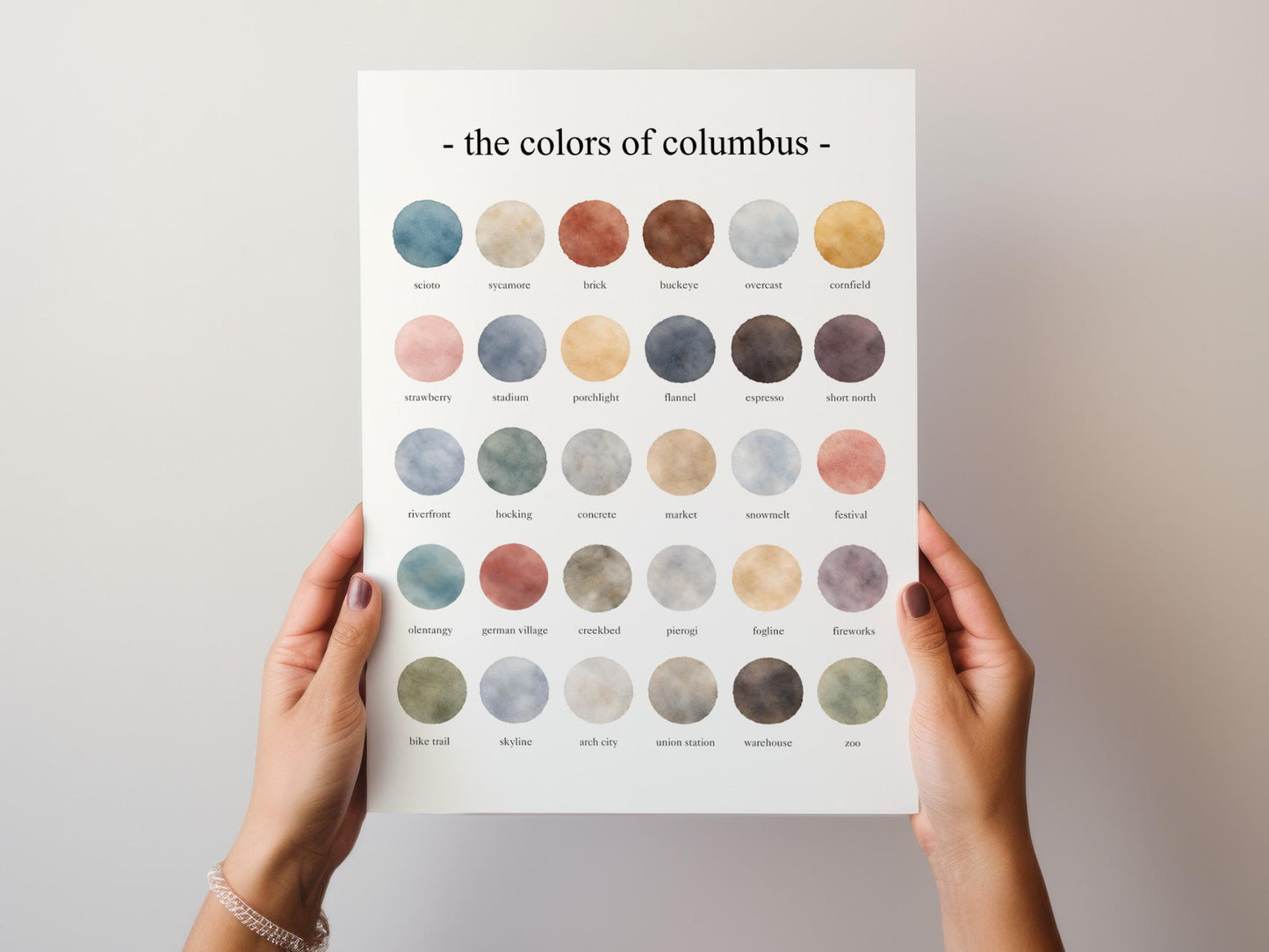 The Colors of Columbus – Watercolor