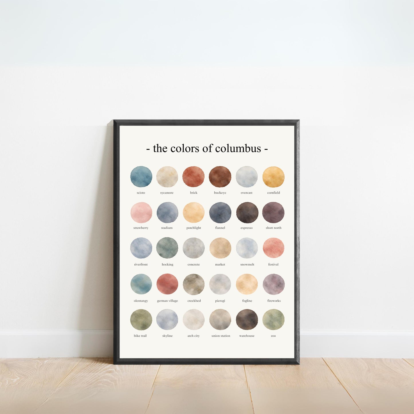 The Colors of Columbus – Watercolor