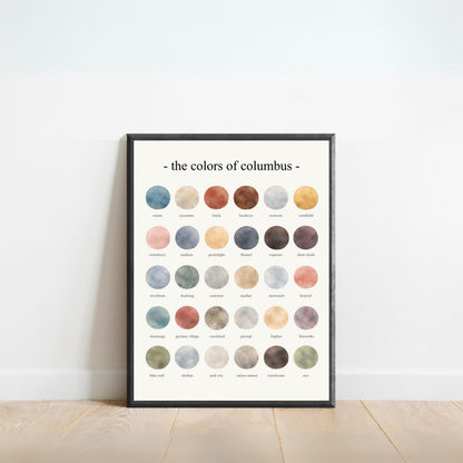 The Colors of Columbus – Watercolor