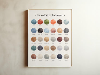 The Colors of Baltimore  – Watercolor