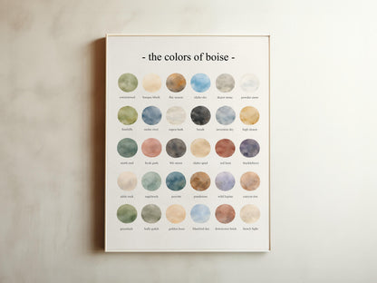 The Colors of Boise   – Watercolor