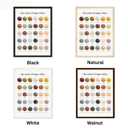 The Colors of Napa Valley – Watercolor