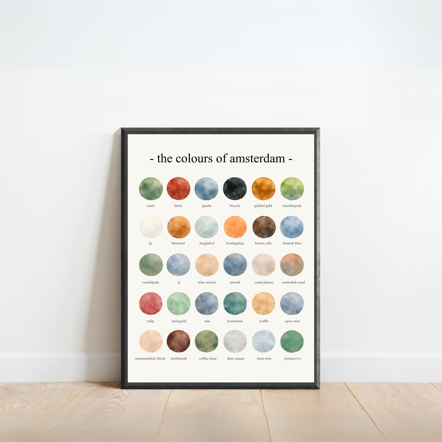 The Colours of Amsterdam – Watercolor
