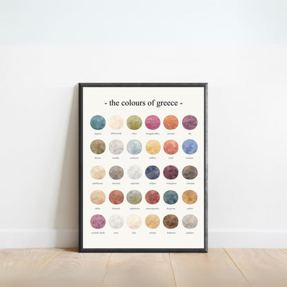 The Colours of  Greece – Watercolor