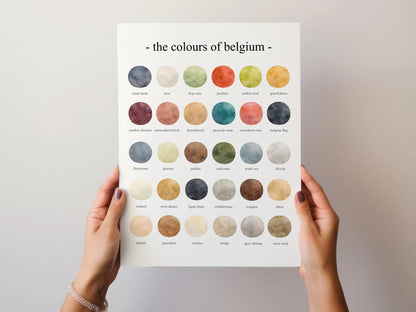 The Colours of  Belgium – Watercolor