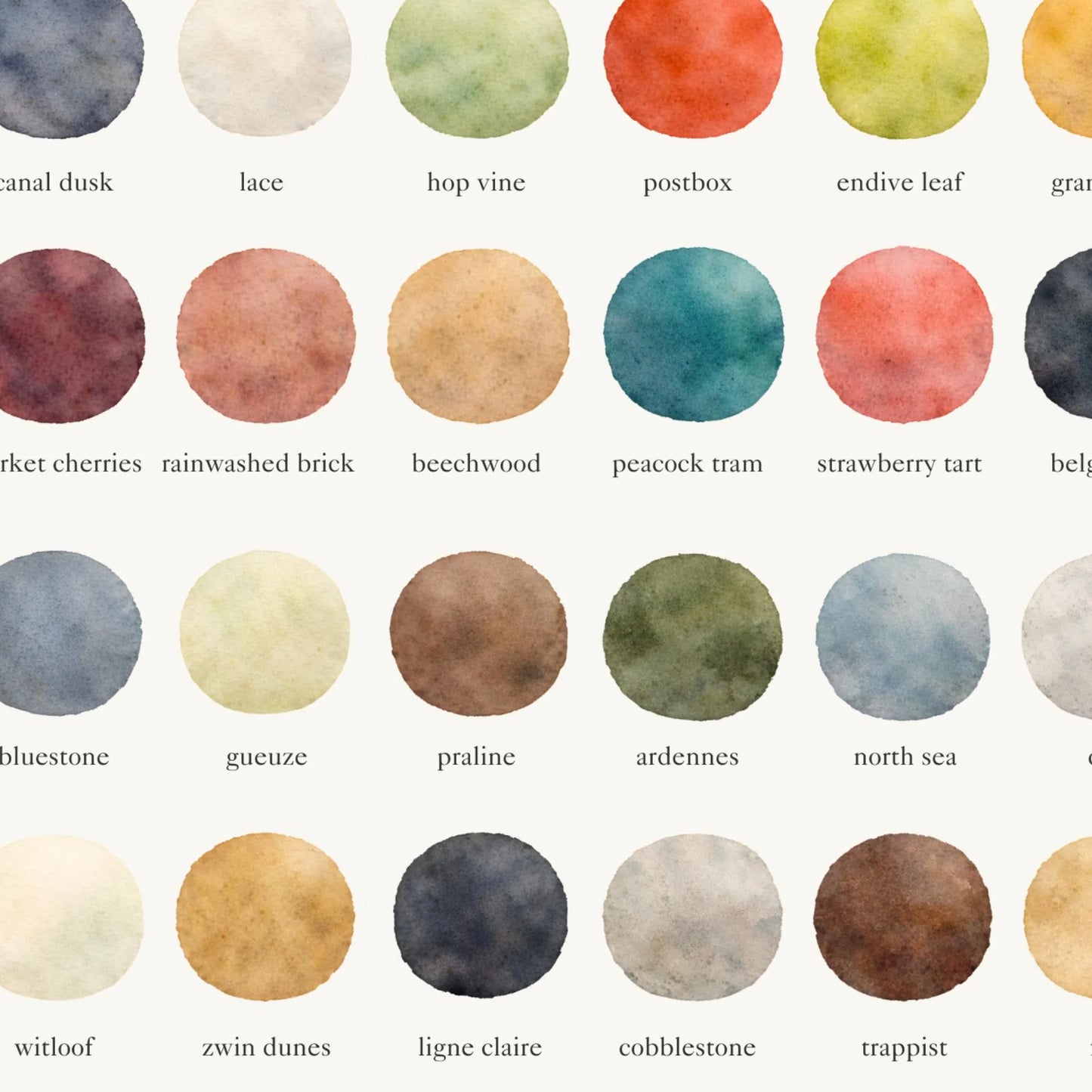 The Colours of  Belgium – Watercolor