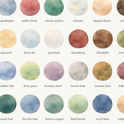 The Colours of  Denmark – Watercolor