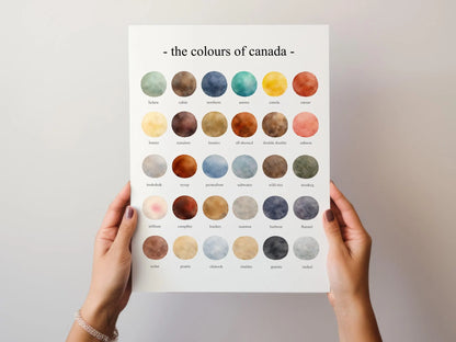 The Colours of  Canada – Watercolor