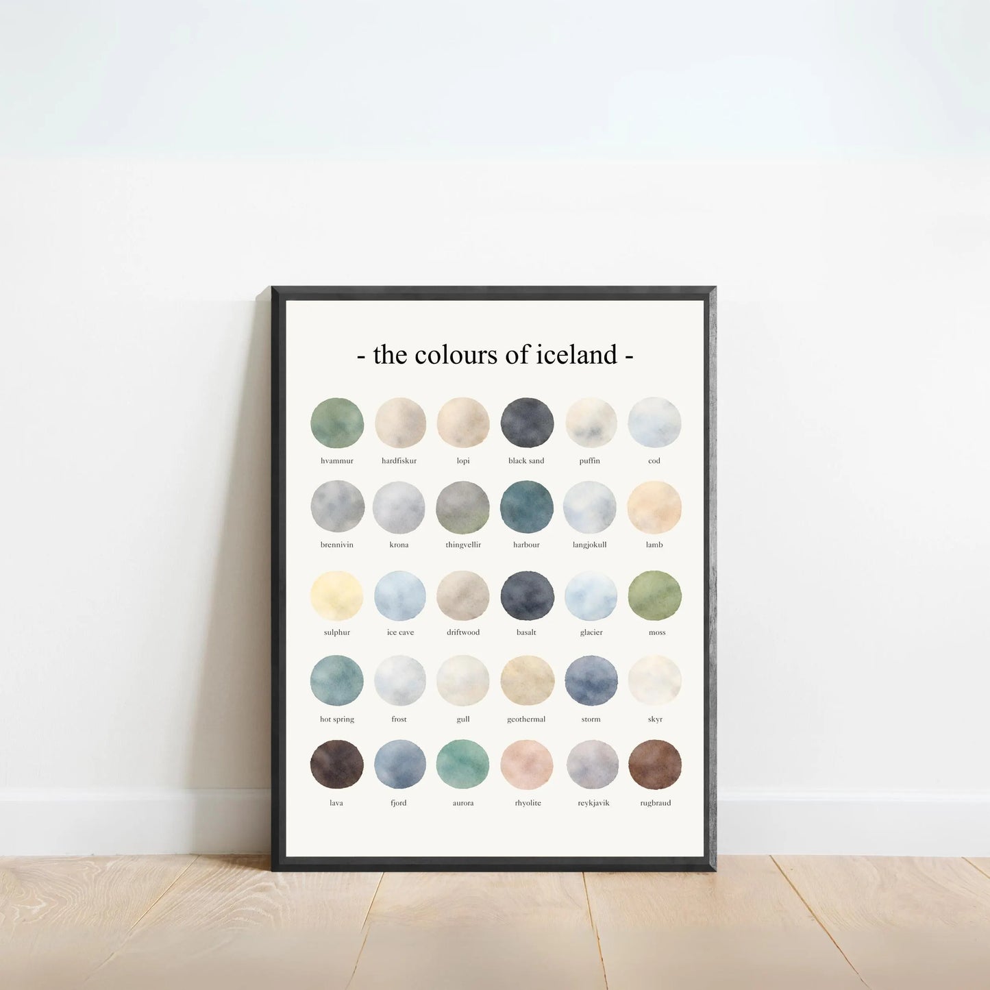 The Colours of Iceland – Watercolor