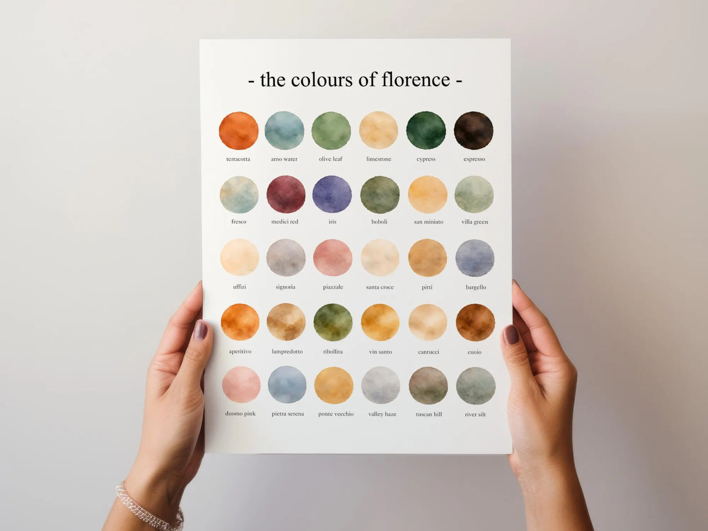 The Colours of  Florence – Watercolor