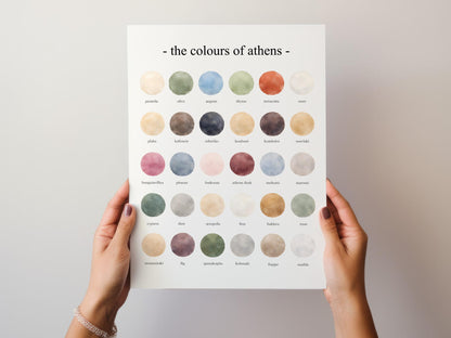 The Colours of Athens – Watercolor
